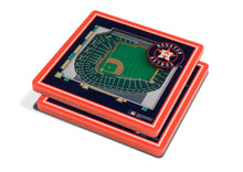 Houston Astros 3D StadiumViews Coaster Set