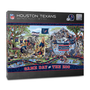 Houston Texans Game Day At The Zoo 500 Piece Puzzle