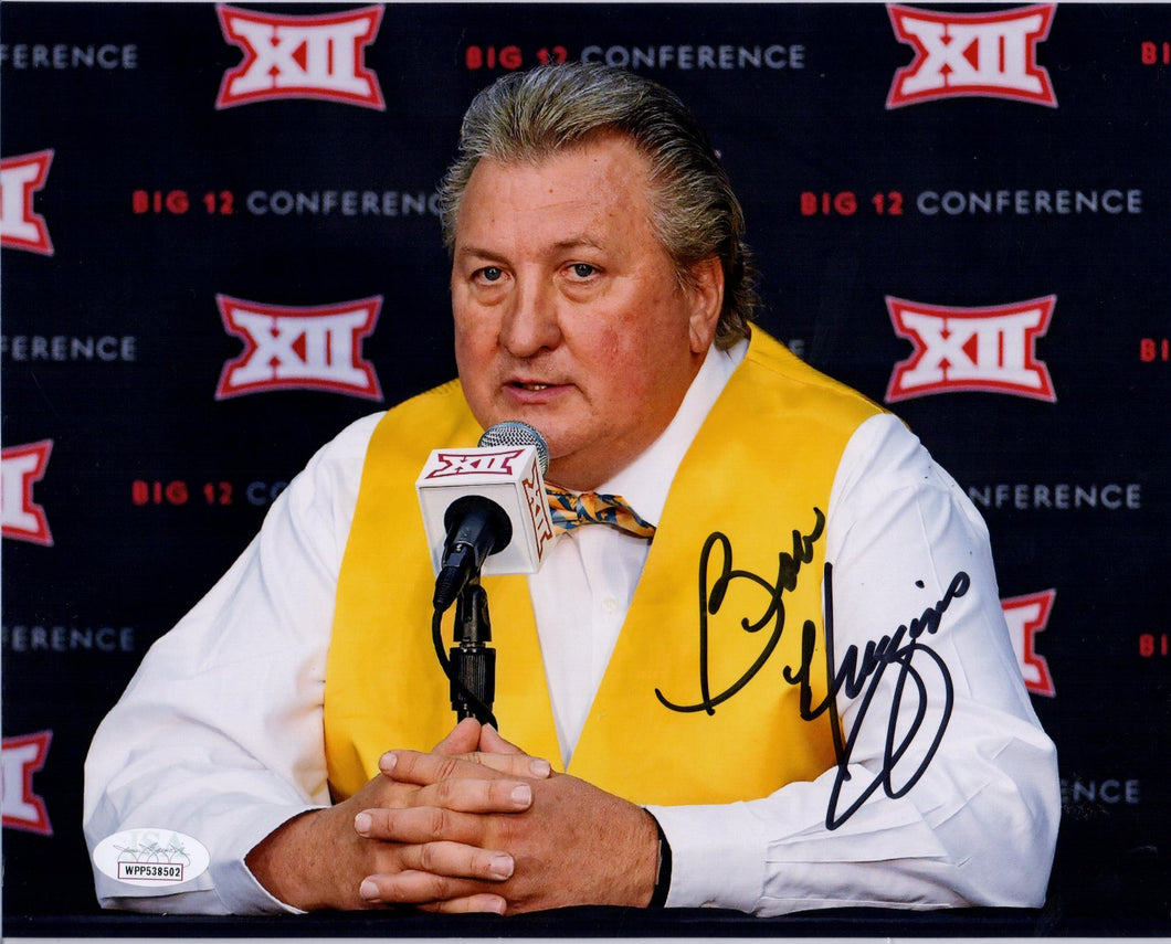 Bob Huggins West Virginia Mountaineer Autograph