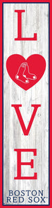 Boston Red Sox Love Door Leaner  6"x24"