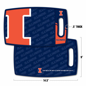 Illinois Fighting Illini Logo Series Cutting Board