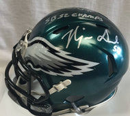 najee goode philadelphia eagles autograph, wvu football