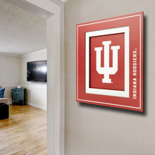 Indiana Hoosiers 3D Logo Series Wall Art - 12"x12"