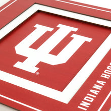 Indiana Hoosiers 3D Logo Series Wall Art - 12"x12"