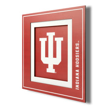 Indiana Hoosiers 3D Logo Series Wall Art - 12"x12"