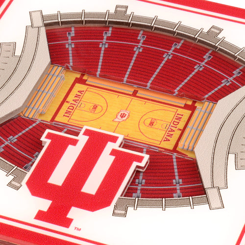 Indiana Hoosiers 3D StadiumViews Coaster Set