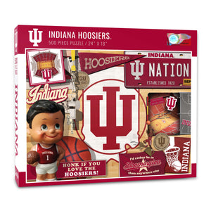 Indiana Hoosiers Retro Series Puzzle