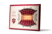 indiana hoosiers basketball assembly hall 3d stadiumview wall art