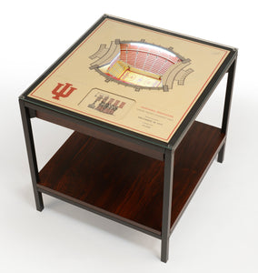 Indiana Hoosiers 25 Layer Lighted StadiumView End Table