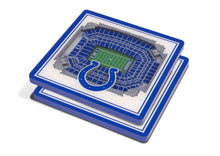 Indianapolis Colts 3D StadiumViews Coaster Set