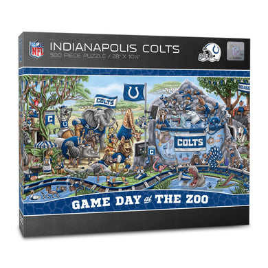 Indianapolis Colts Game Day At The Zoo 500 Piece Puzzle