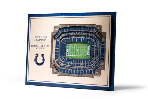 indianapolis colts lucas oil stadium 3d stadiumview wall art