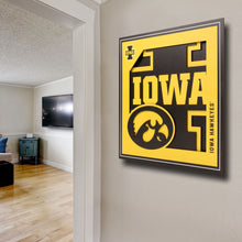 Iowa Hawkeyes 3D Logo Series Wall Art - 12"x12"