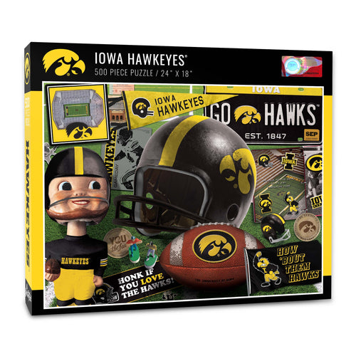 Iowa Hawkeyes Retro Series Puzzle