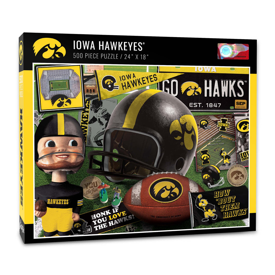 Iowa Hawkeyes Retro Series Puzzle