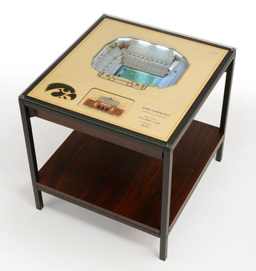 Iowa Hawkeyes 25 Layer Lighted StadiumView End Table