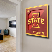 Iowa State Cyclones 3D Logo Series Wall Art - 12"x12"