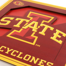Iowa State Cyclones 3D Logo Series Wall Art - 12"x12"
