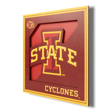 Iowa State Cyclones 3D Logo Series Wall Art - 12"x12"