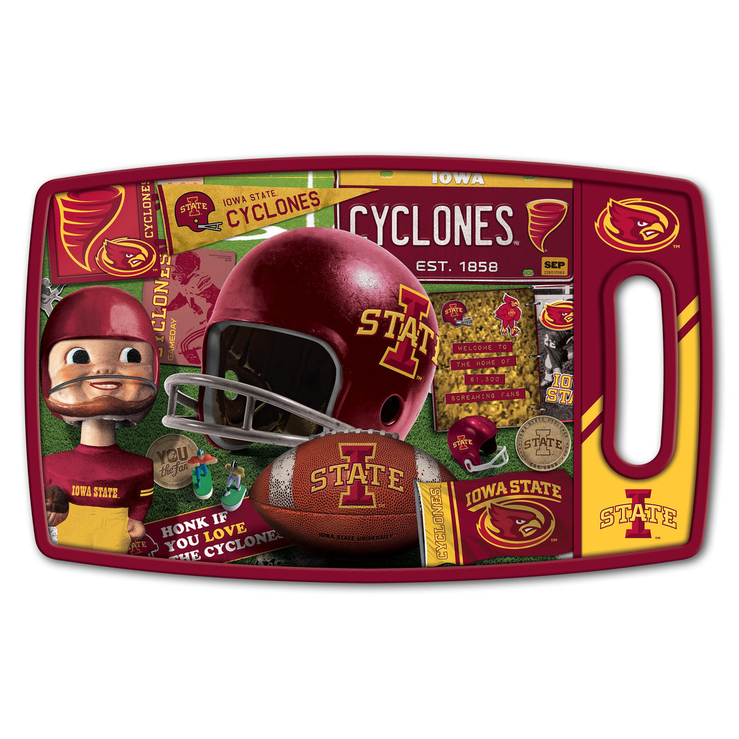 Iowa State Cyclones Retro Series Cutting Board