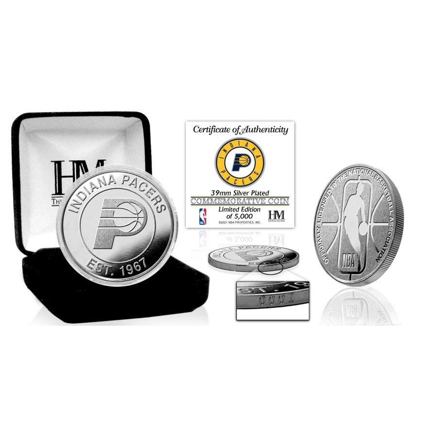 Indiana Pacers Silver Mint Coin
