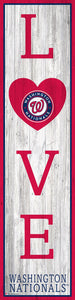 Washington Nationals Love Door Leaner  12"x48"