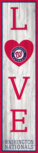 Washington Nationals Love Door Leaner  6"x24"