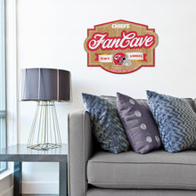 Kansas City Chiefs 3D Fan Cave Wood Sign