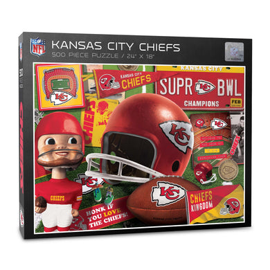 Kansas City Chiefs Retro Series Puzzle