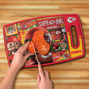 Kansas City Chiefs Retro Series Cutting Board
