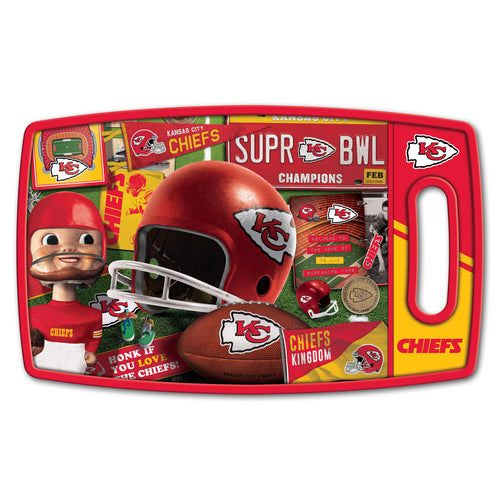 Kansas City Chiefs Retro Series Cutting Board