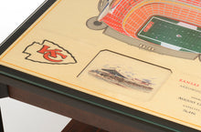 Kansas City Chiefs 25 Layer Lighted StadiumView End Table
