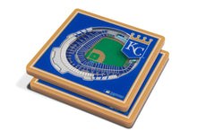 Kansas City Royals 3D StadiumViews Coaster Set