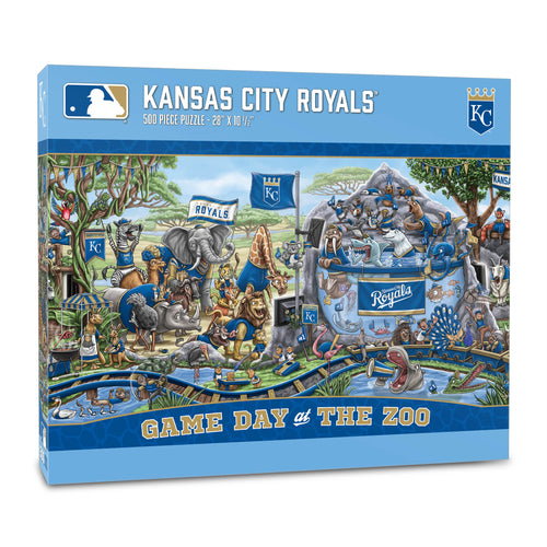 Kansas City Royals Game Day At The Zoo 500 Piece Puzzle