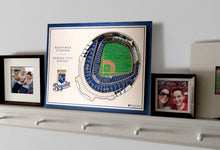 kansas city royals kauffman stadium 3d stadiumview wall art