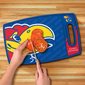 Kansas Jayhawks Logo Series Cutting Board