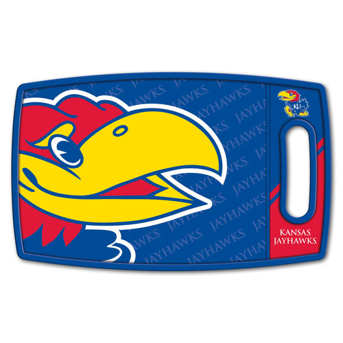 Kansas Jayhawks Logo Series Cutting Board