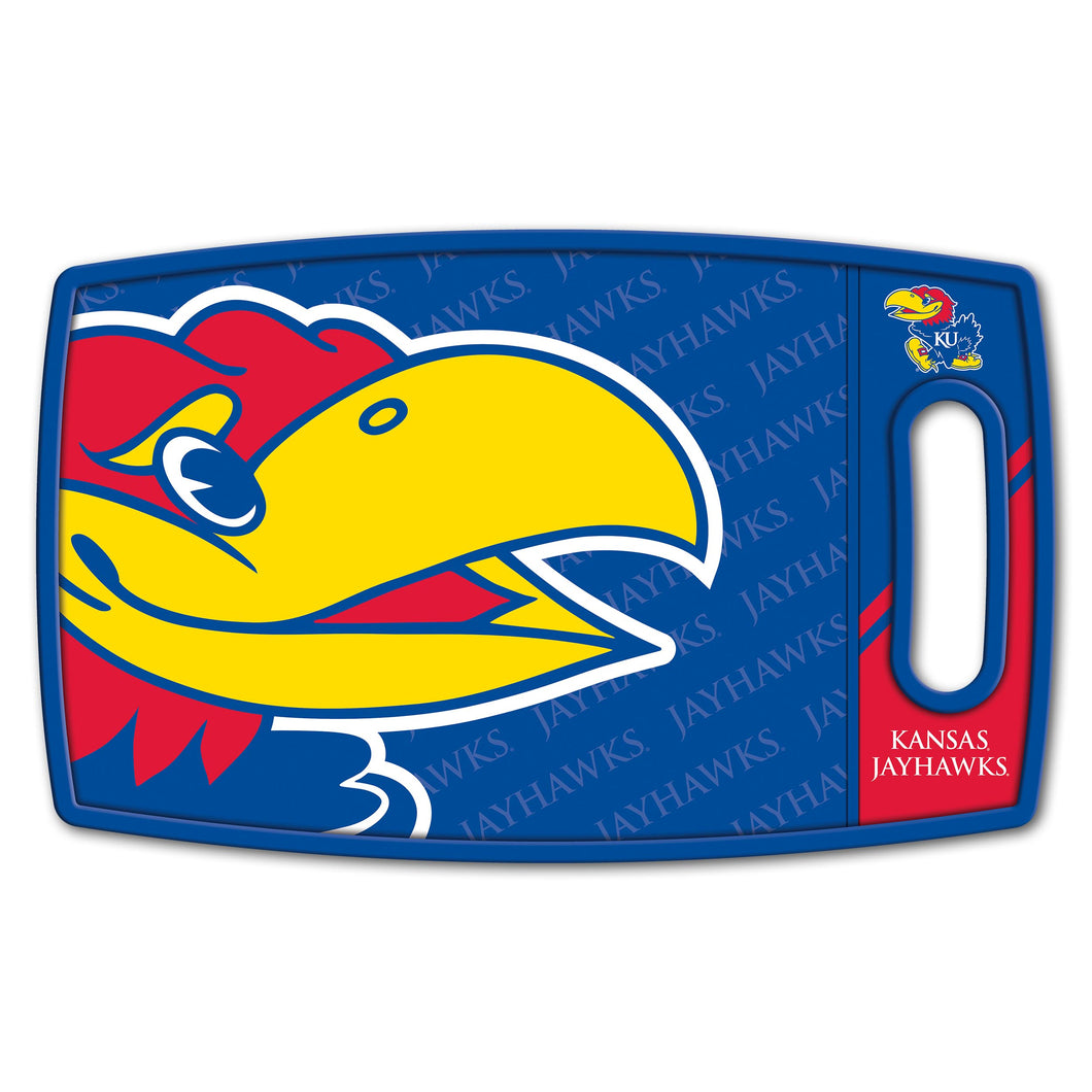 Kansas Jayhawks Logo Series Cutting Board