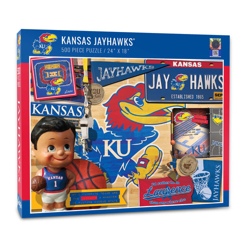 Kansas Jayhawks Retro Series Puzzle