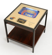 Kansas Jayhawks 25 Layer Lighted StadiumView End Table