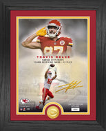 Travis Kelce Kansas City Chiefs 10,000 Yards Legends Bronze Coin Photo Mint