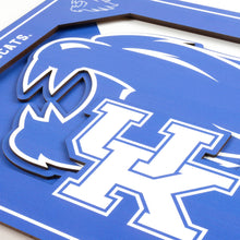 Kentucky Wildcats 3D Logo Series Wall Art - 12"x12"