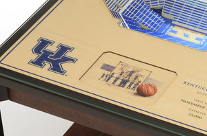 Kentucky Wildcats 25 Layer Lighted StadiumView End Table