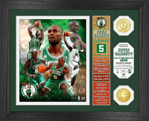 Kevin Garnett Boston Celtics Hall Of Fame Bronze Coin Photo Mint