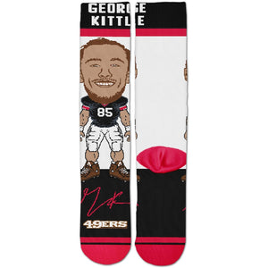 George Kittle San Francisco 49ers Youth Socks