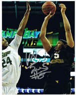 wvu basketball, kevin jones autograph