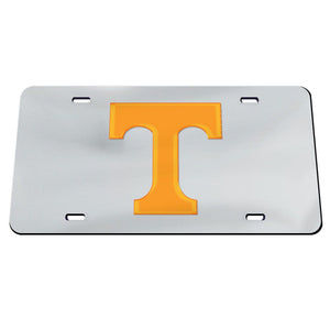 Tennessee Volunteers Chrome Acrylic License Plate
