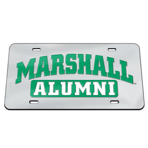Marshall Thundering Herd Alumni Chrome License Plate