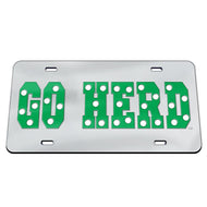 Marshall Thundering Herd Go Herd Chrome Mirror License Plate