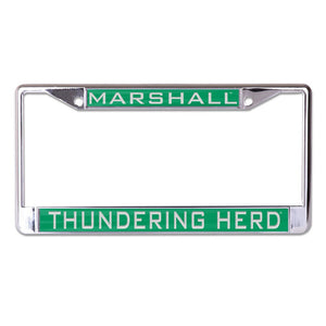 Marshall Thundering Herd Metal Licensed Plate Frame